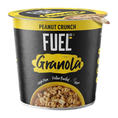 FUEL 10K Peanut Crunch Granola 70g Pack of 8