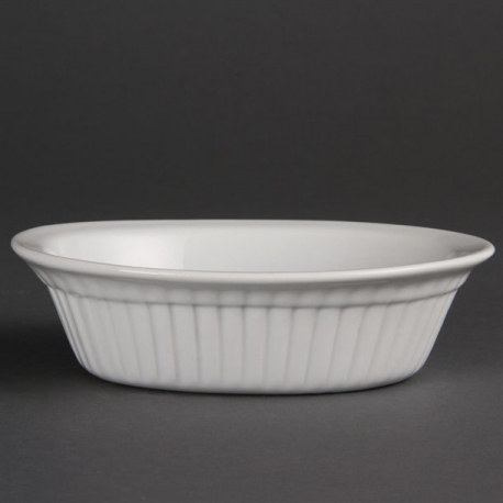 Olympia Whiteware Oval Pie Dishes 170mm 6 Pack