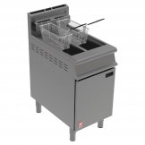 Falcon Dominator Twin Pan Twin Basket Natural Gas Fryer G3845