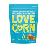 LOVE CORN Crunchy Corn Snack Salt and Vinegar 10x45g