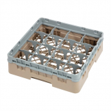 Cambro Camrack Beige 16 Compartments Max Glass Height 92mm