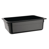 Vogue ABS Gastronorm Tray Black GN 1-2 100mm