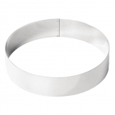 De Buyer Stainless Steel Mousse Ring 200 x 45mm