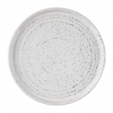 Olympia Cavolo Flat Round Plates White Speckle 180mm 6 Pack