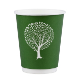 Vegware Green Tree Double Wall Hot Cups 12oz 89-Series Pack of 500