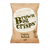 Brown Bag Crisps Lightly Salted 40g Pack of 20