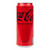 Coca-Cola Zero Sugar Slim Cans 330ml 24 Pack