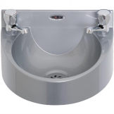 Basix Polycarbonate Hand Wash Basin Grey