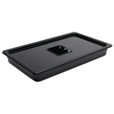 Vogue ABS Gastronorm Tray Black GN 1-1 65mm