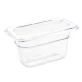 Vogue ABS Gastronorm Tray Clear GN 1-9 100mm