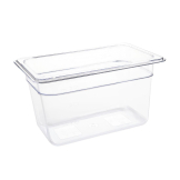 Vogue ABS Gastronorm Tray Clear GN 1-4 150mm