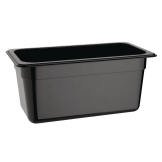 Vogue ABS Gastronorm Tray Black GN 1-3 150mm