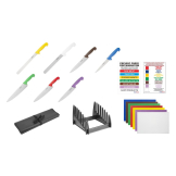 Hygiplas Colour-Coded 17-Piece Food Safety Starter Kit