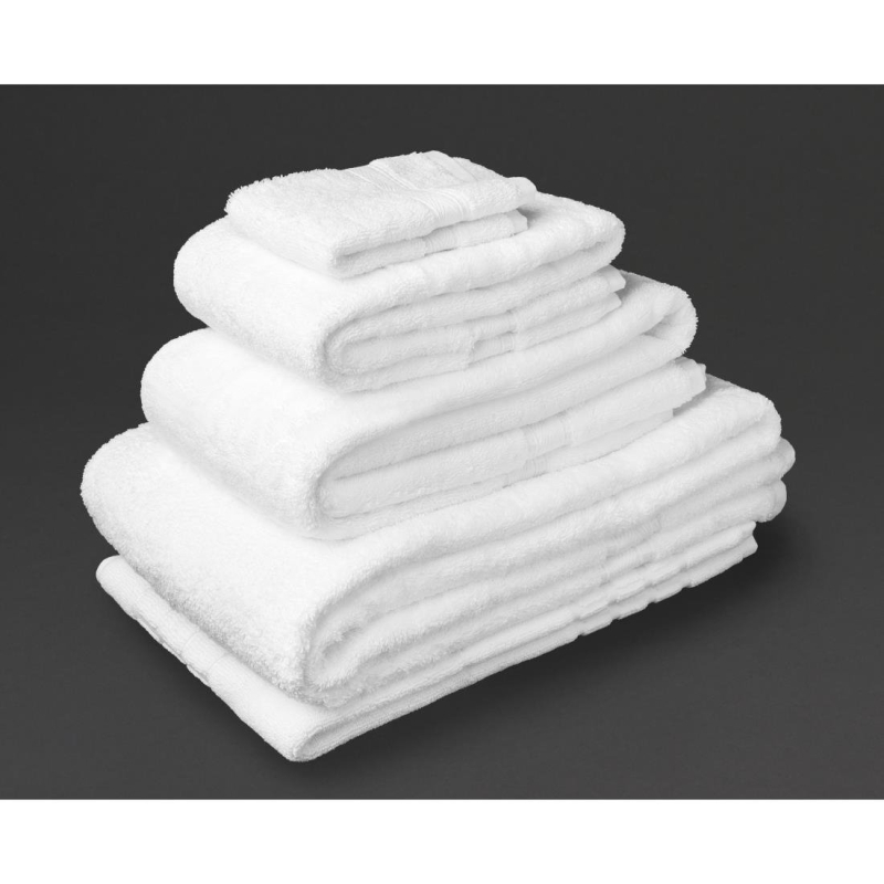 Mitre Luxury Savanna Face Cloth White Pack of 10